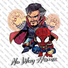 No Way Home for Chibi Spiderman and Doctor Strange