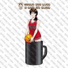 Kawaii Haruko Akagi Standing In Your Cup