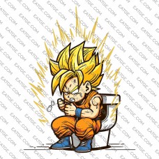 Super Saiyan Goku Constipates