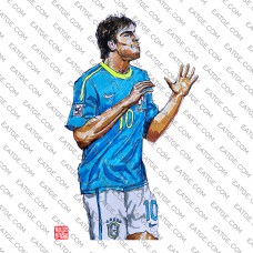 Brazil Football Star Number 10 Kaka